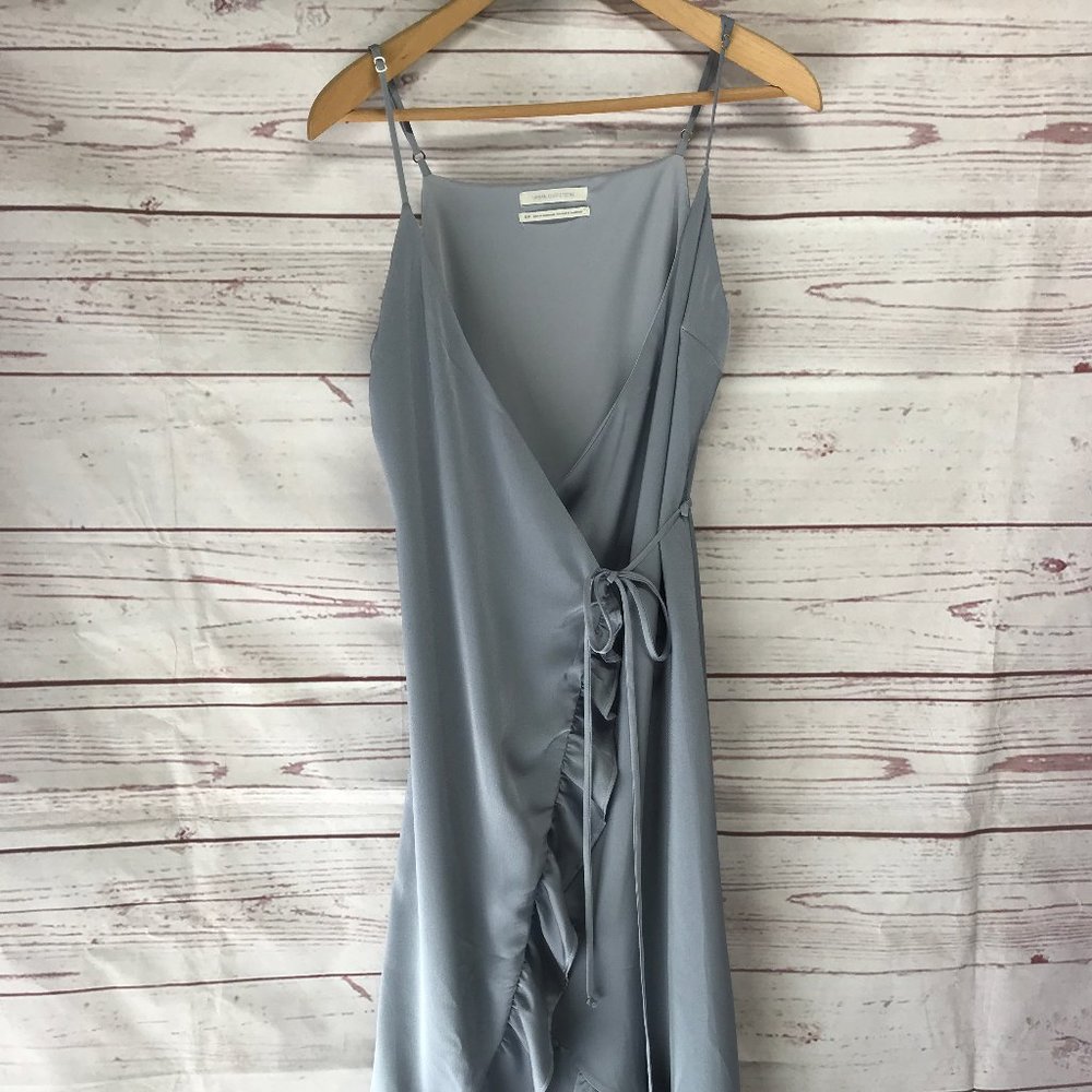 Urban Outfitters Satin Wrap Dress